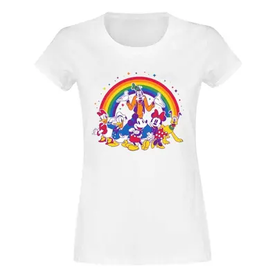 Mickey Mouse Group Pride T-Shirt white