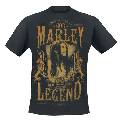 Bob Marley Rebel Legend T-Shirt black