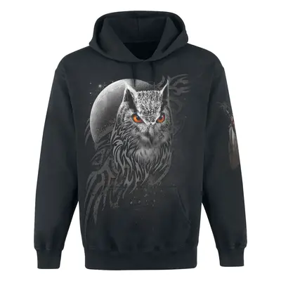 Spiral Wings Of Wisdom Hooded sweater black