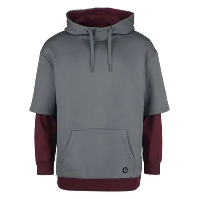 RED by EMP Casual Hoodie Hooded sweater grey bordeaux