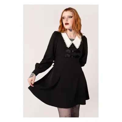 Hell Bunny Batilda Dress Short dress black white