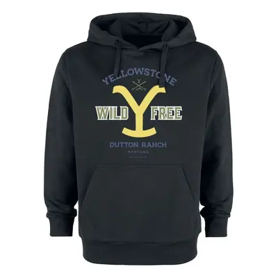 Yellowstone Wild - Free Hooded sweater black