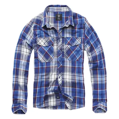 Brandit Checkshirt Longsleeve blue red white