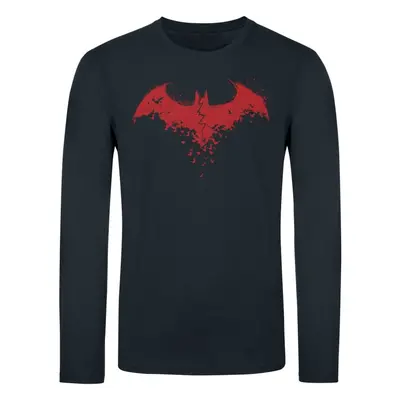 Batman Logo Long-sleeve Shirt black