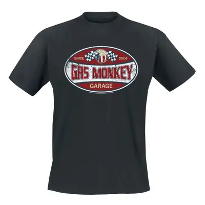 Gas Monkey Garage Since 2004 Label T-Shirt black