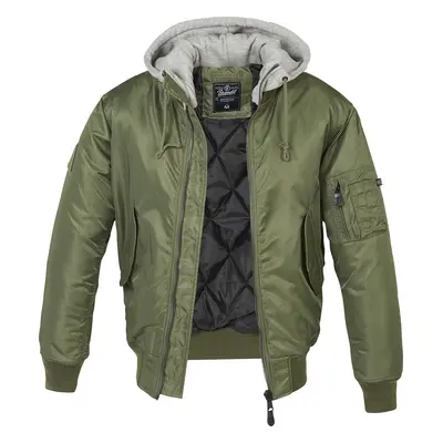 Brandit MA1 Sweathood Bomber Jacket olive