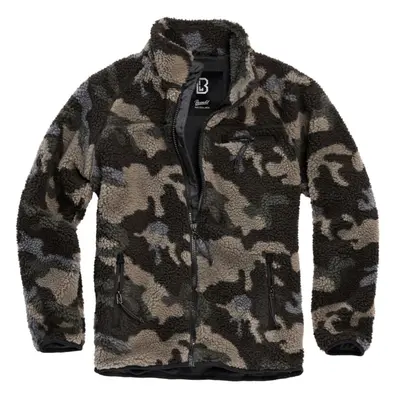 Brandit Fleece Jacket Between-seasons Jacket dark camo