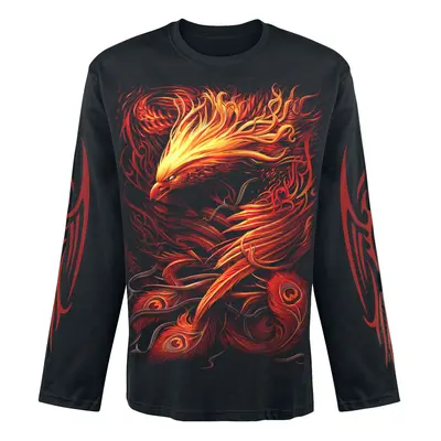 Spiral Phoenix Arisen Long-sleeve Shirt black