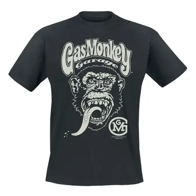 Gas Monkey Garage Big Brand Logo T-Shirt black