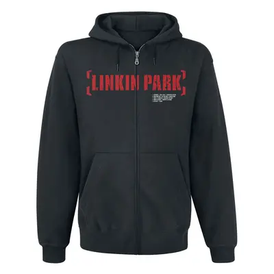 Linkin Park Meteora Red Hooded zip black