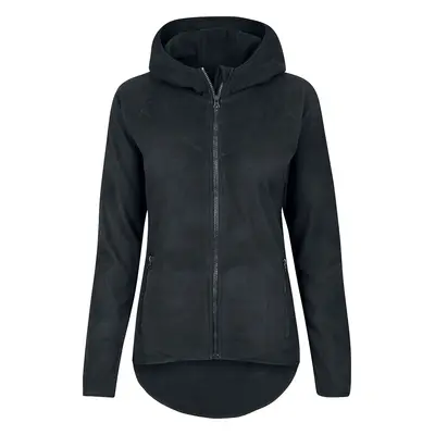 Urban Classics Ladies Polar Fleece Zip Hoodie Hooded zip black