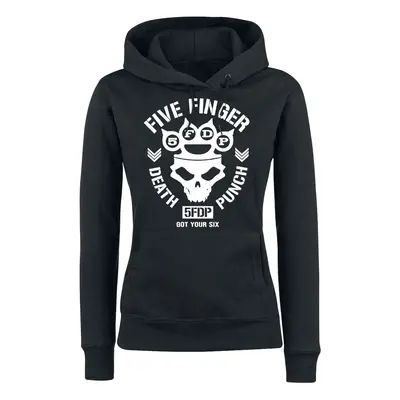 Five Finger Death Punch Skull Knuckles Hooded sweater black