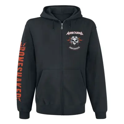 Airbourne Biker Boneshaker Hooded zip black