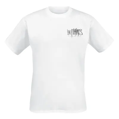 In Flames Foregone Distressed Logo T-Shirt white