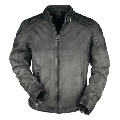 Gipsy Vincente LAMOC Leather Jacket anthracite