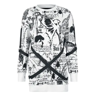 Poizen Industries Alchemy jumper Sweatshirt white black