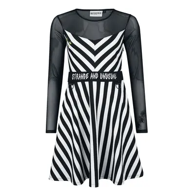 Beetlejuice Short dress black white