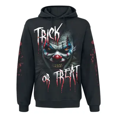 Spiral Trick Or Treat Hooded sweater black