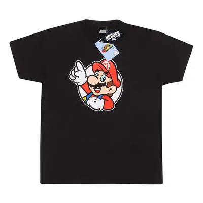 Super Mario It's a me, Mario! T-Shirt black