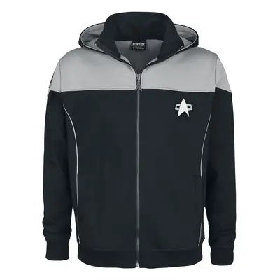 Star Trek Picard Hooded zip black grey