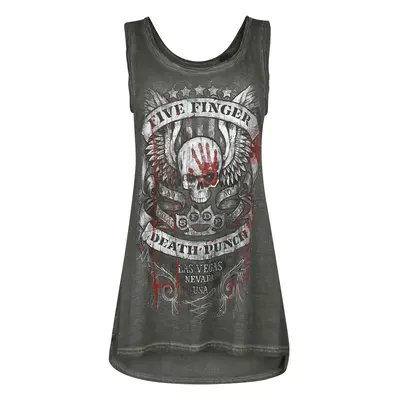 Five Finger Death Punch No Regrets Top grey