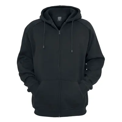 Urban Classics Blank Zip Hoodie Hooded zip black