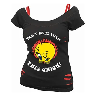 Looney Tunes Tweety - Tough Chick T-Shirt black