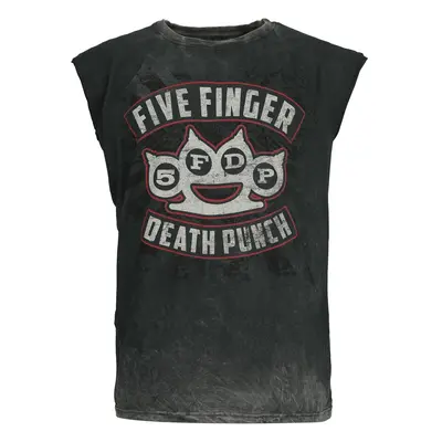 Five Finger Death Punch Logo Tanktop grey