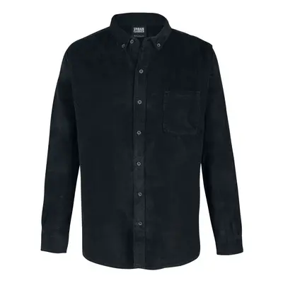 Urban Classics Corduroy Shirt Longsleeve black