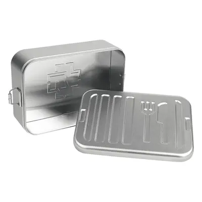 Rammstein Denn Du Bist Was Du Isst Lunchbox silver coloured