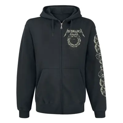 Metallica Snake Ring Hooded zip black