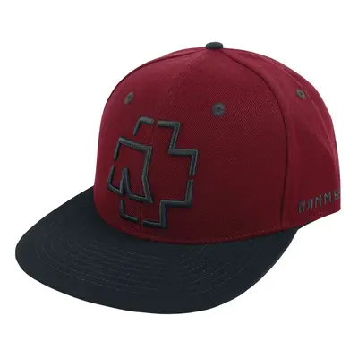 Rammstein Logo - Snapback Cap Beanie bordeaux black