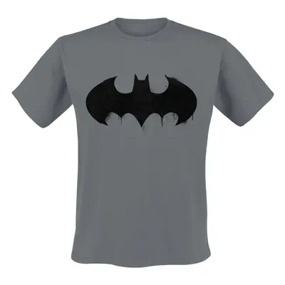 Batman Inked Logo T-Shirt dark grey