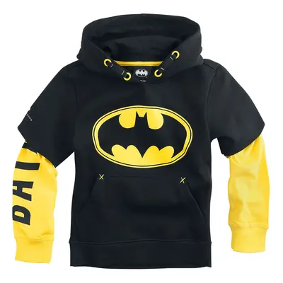 Batman Kids - Logo Hoodie Sweater black yellow