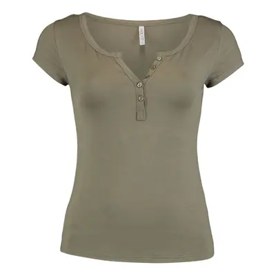 Hailys Henna T-Shirt khaki