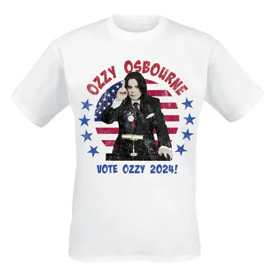 Ozzy Osbourne Ozzy Of President 2024 T-Shirt white