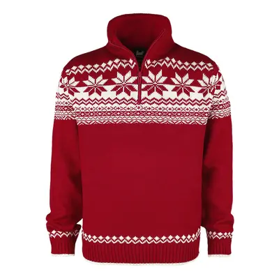 Brandit Norwegian-Style Sweater Knit jumper red