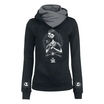 The Nightmare Before Christmas Sally Hooded sweater black grey