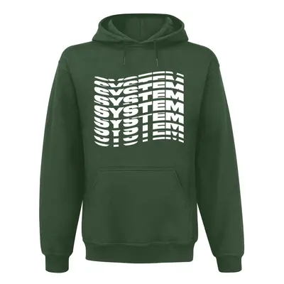 System Of A Down System Wave Hooded sweater green