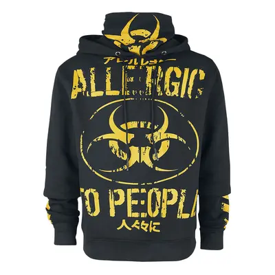 Heartless Allergic Hood Hooded sweater black