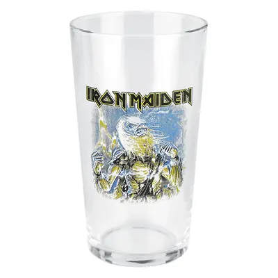 Iron Maiden Live After Death Beer Glass transparent