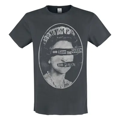 Sex Pistols Amplified Collection - Queens T-Shirt charcoal