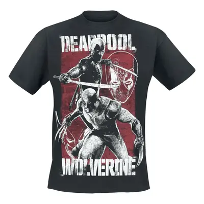 Deadpool 3 - Deadpool & Wolverine T-Shirt black