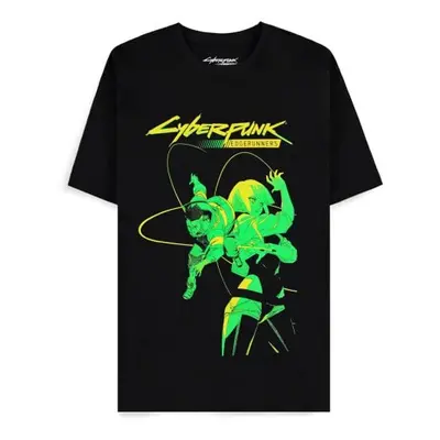 Cyberpunk Edgerunners - David and Lucy T-Shirt black