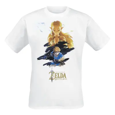 The Legend Of Zelda Poster T-Shirt white