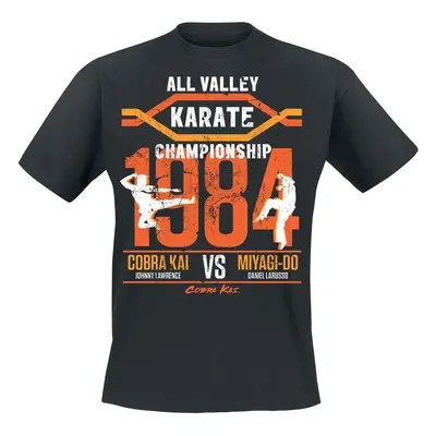 Cobra Kai All Valley Championship T-Shirt black