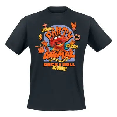 The Muppets Party Animal T-Shirt black