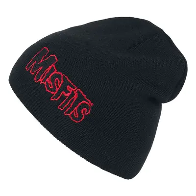 Misfits Red Horror Logo Beanie black