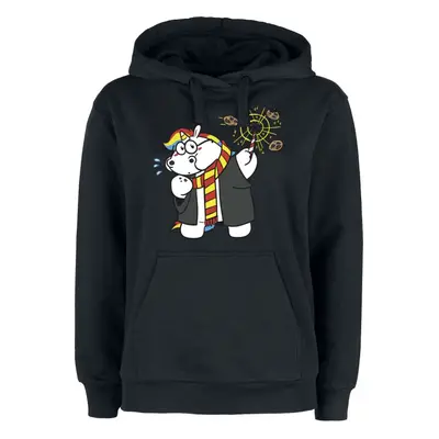 Chubby Unicorn Grummeleinhorn - Magic Hooded sweater black