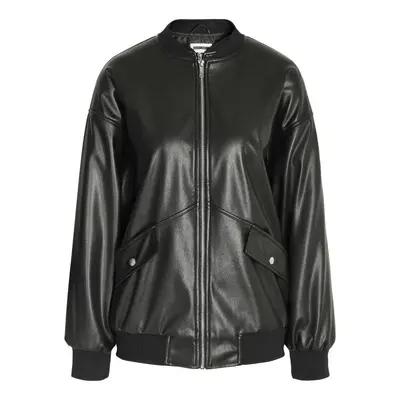 Noisy May NMRONJA OVERSIZE PU BOMBER JACKET NOOS Bomber Jacket black